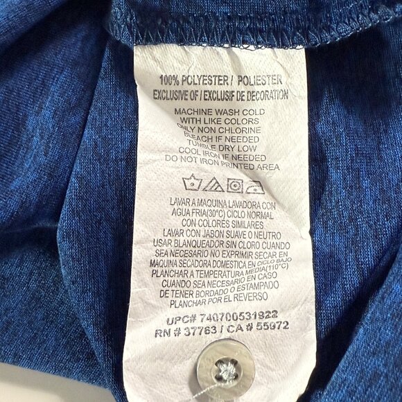 Official PGA Tour Apparel NWT mens sz XXL blue collared 3 button golf shirt - Picture 8 of 10